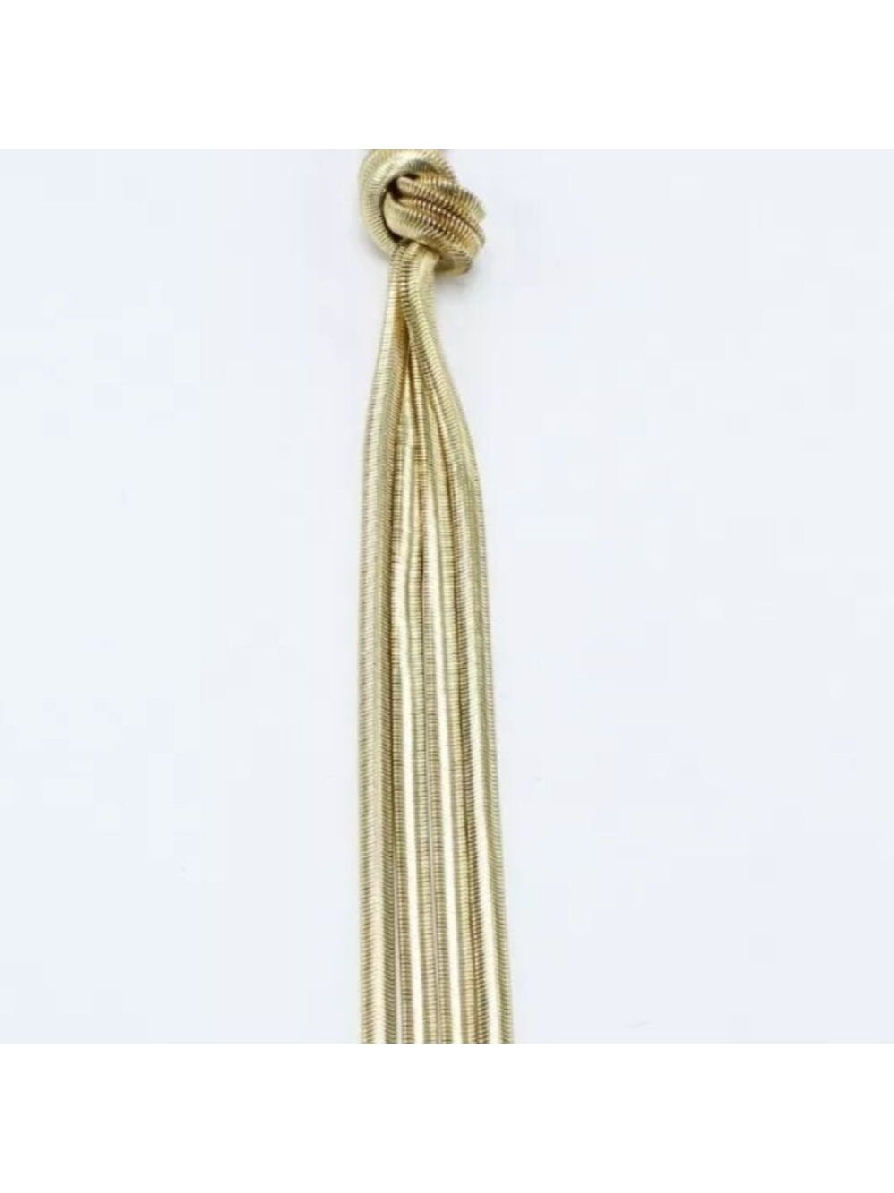 NWT Gold Knotted Snake Chain Necklace by INC. - Picture 2 of 2